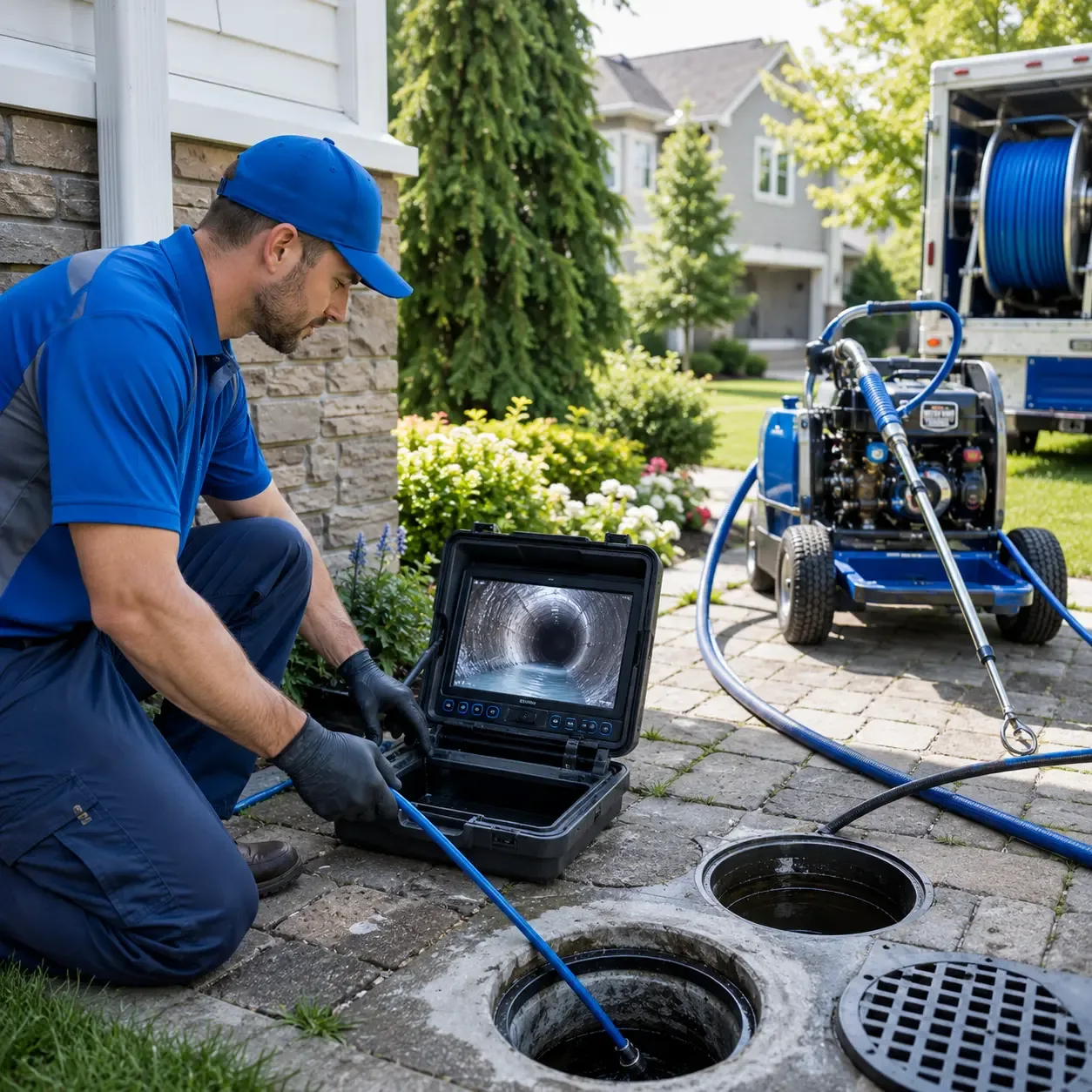 Outdoor drain cleaning professionals serving Maribel, WI