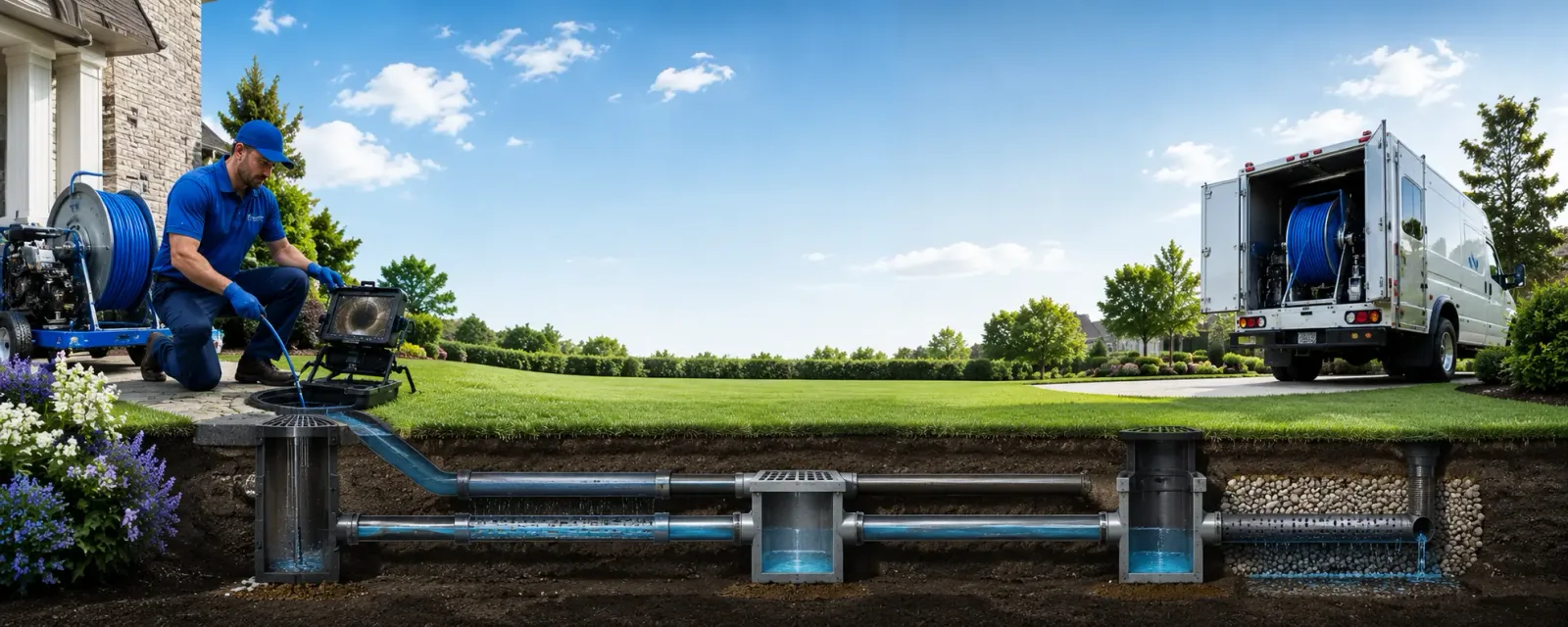Outdoor drain cleaning information for Maribel, WI
